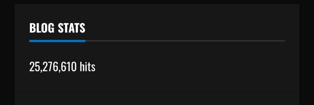 FrankNez Blog Stats 2025