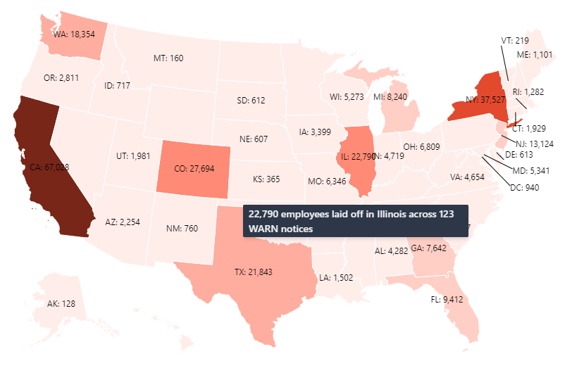 Layoffs in Illinois