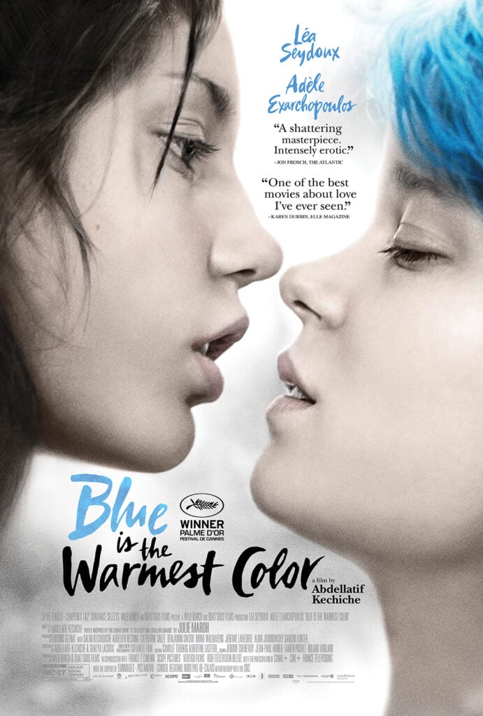 Blue is the warmest color - sexiest movies of all time