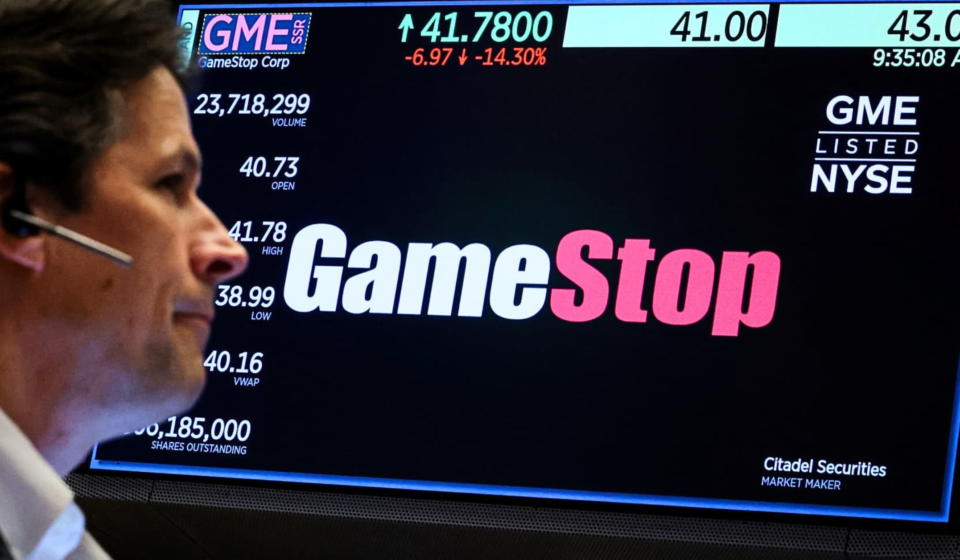 GameStop short interest and short squeeze news